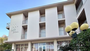 Fassade der Unterkunft