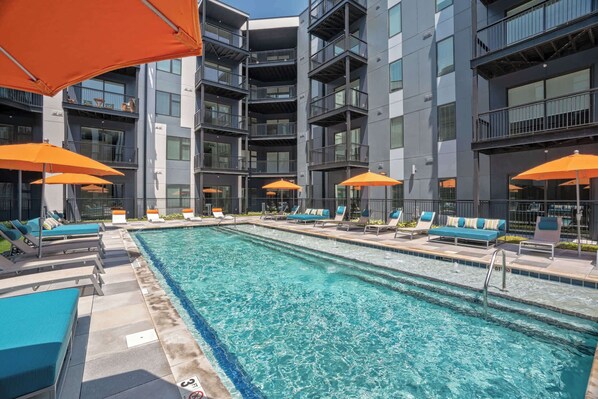 Pool - Modern Nulu 2BR CozySuites 04 (Louisville)