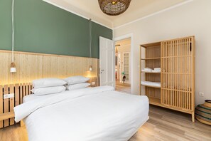 City-Apartment | 3 Schlafzimmer, Allergikerbettwaren, kostenloses WLAN, Bettwäsche