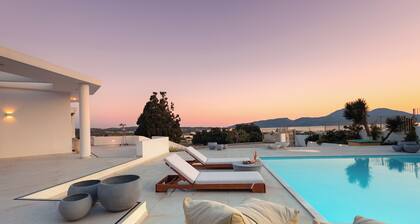 4-Bedroom Villa in Milos with a View of the Port located near the town of Adamas