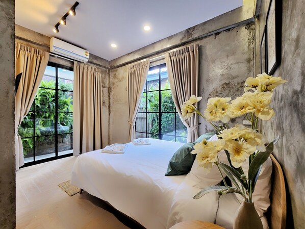 슈피리어룸, 퀸사이즈침대 1개, 정원 전망 | 다리미/다리미판, 무료 WiFi