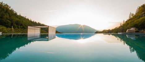Indoor pool, seasonal outdoor pool