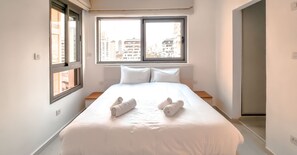 Deluxe Apartment | 2 bedrooms, iron/ironing board, cots/infant beds, free WiFi - Condo & Pool in New North by FeelHome (Tel Aviv)