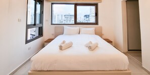 Deluxe Apartment | 2 bedrooms, iron/ironing board, cots/infant beds, free WiFi - Condo & Pool in New North by FeelHome (Tel Aviv)
