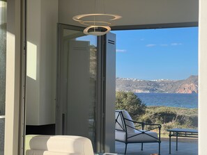 Interior - Seafront 4-Bedroom Villa | 30sec walking distance from Fatourena sandy beach | (Milos)