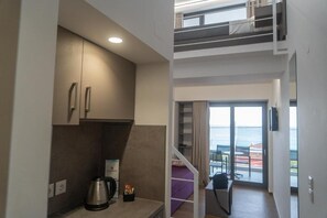 Luxury Apartment, Sea View | Soundproofing, free WiFi, bed sheets - Olympos Suites Apartments (Dio-Olympos)