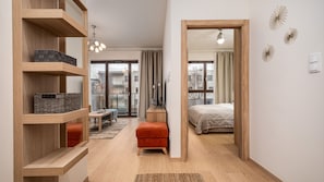 Apartment (7) | Living area | Flat-screen TV - Apartament Sun & Snow Nova Królikarnia (Warsaw)