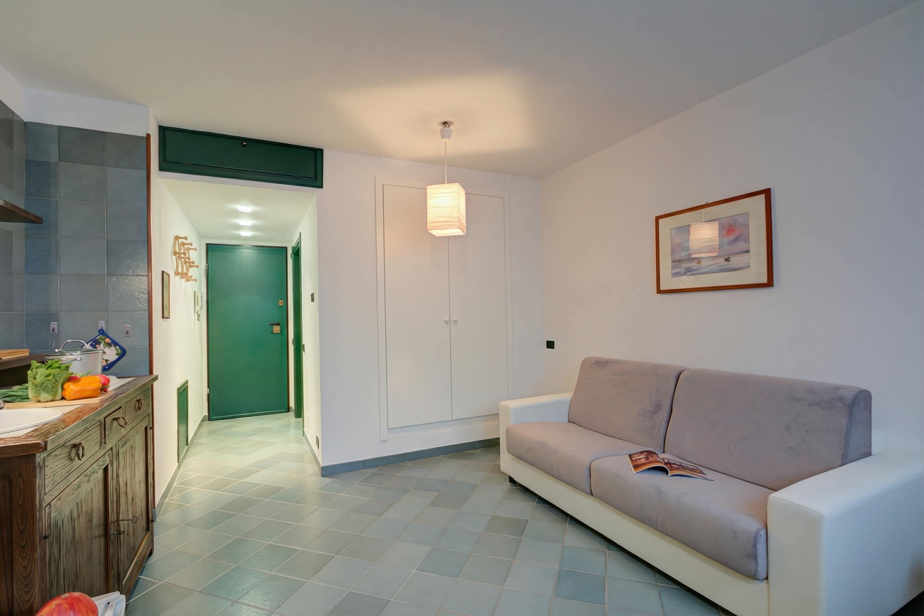 Family Studio, Mountain View (Fiori di Miele) | Living area | 21-inch flat-screen TV with digital channels, TV