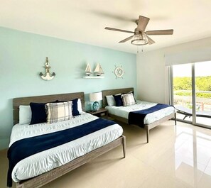 Appart'hôtel, 2 chambres | 2 chambres, fer et planche à repasser, lits bébé (en supplément)