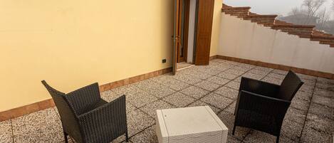 Superior appartement, balkon, op benedenverdieping | Terras