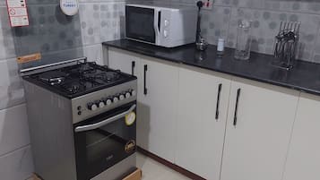 Microwave, oven, stovetop
