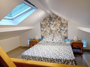 1 chambre, fer et planche à repasser, Wi-Fi, draps fournis