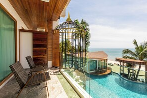 Vue sur la plage/l’océan