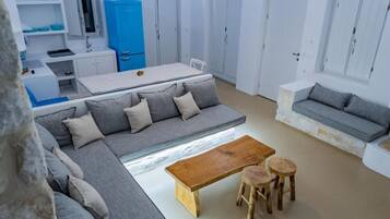 Smart-tv en een open haard