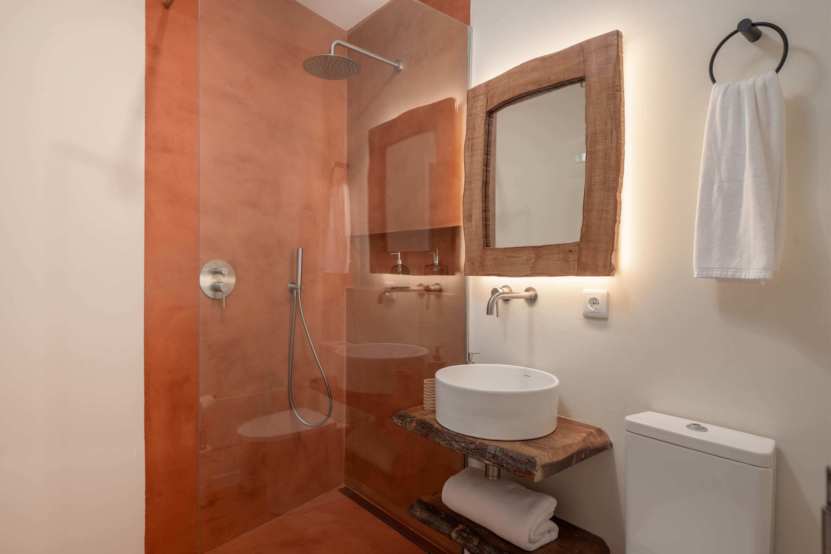 基础村舍 (Malvasia) | 浴室 | 淋浴设施、吹风机、毛巾、肥皂