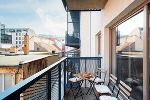 Deluxe Apartment | View from room - 4-room apartment near the park Vitkov (Prague)