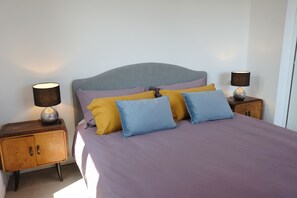 2 chambres, fer et planche Ă repasser, Wi-Fi gratuit, draps fournis