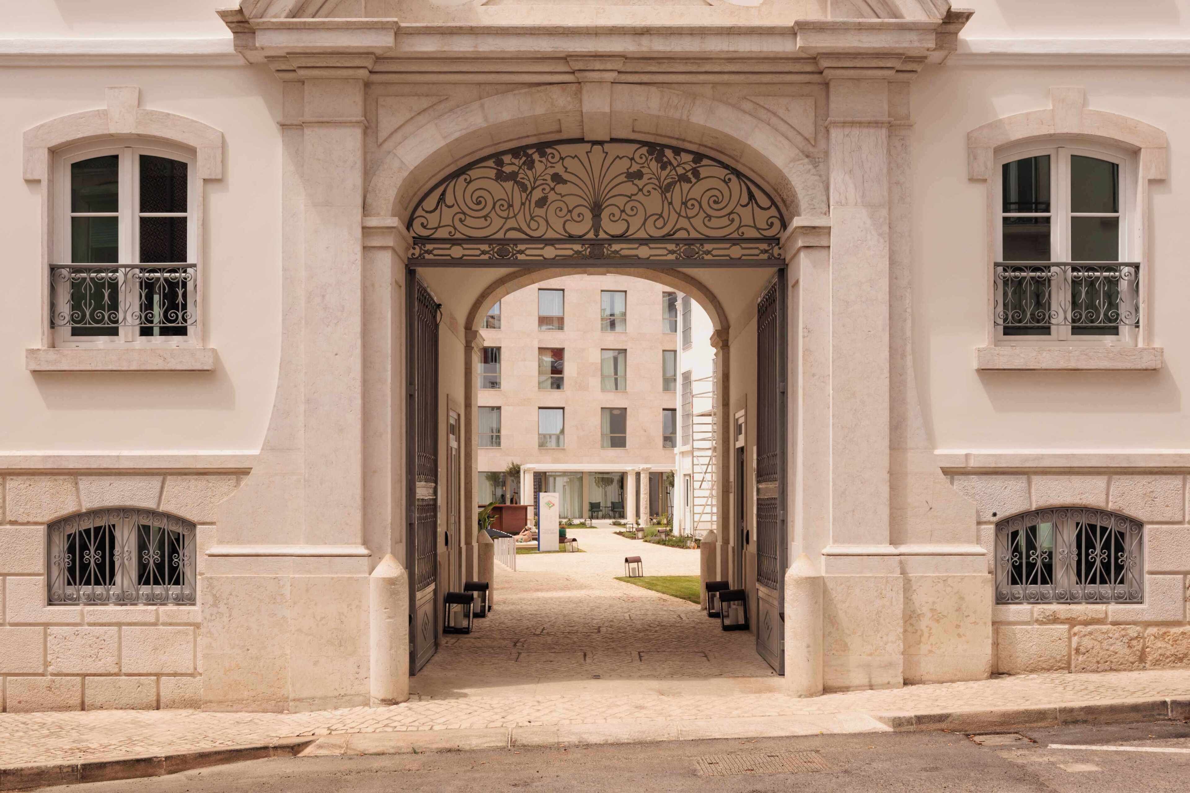 Entrada de la propiedad
