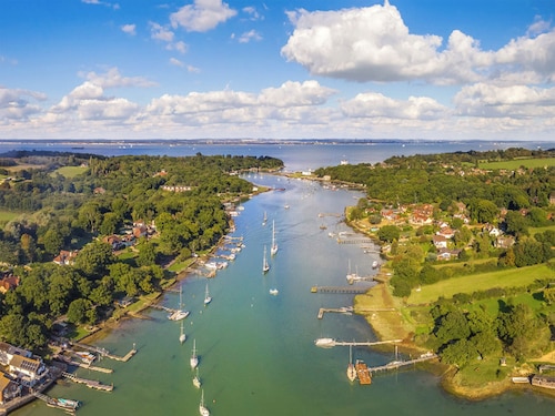 Stunning property and location with fabulous views overlooking Wootton Creek.