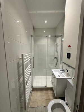Towels, soap, toilet paper