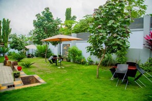 Blick auf den Garten