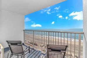 On the beach, white sand