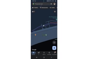 Kort over overnatningsstedet