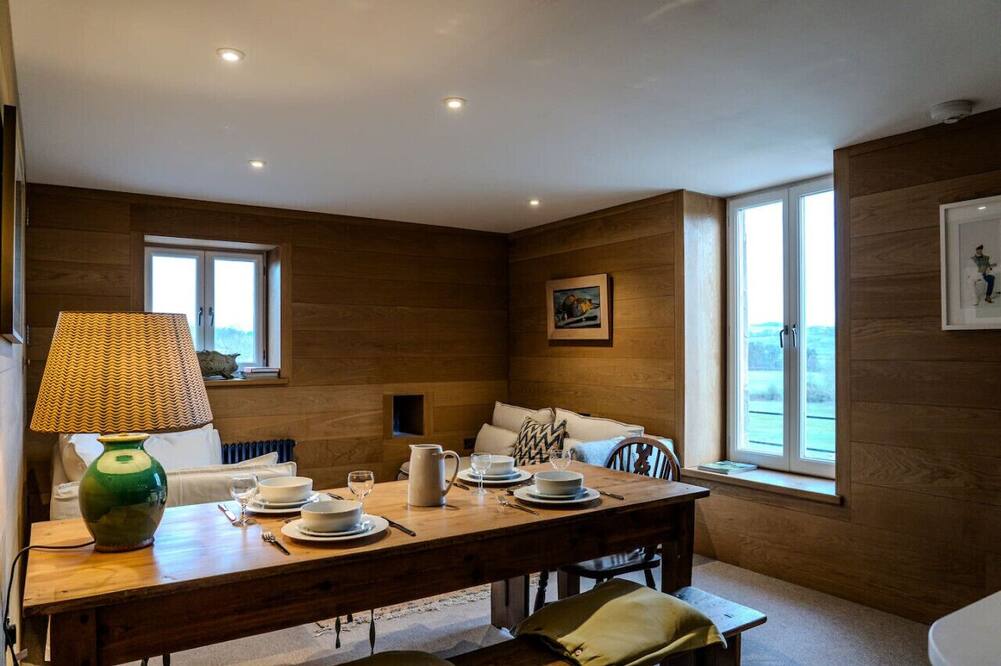 The Hayloft at Lower Hurst Farm, amazing views