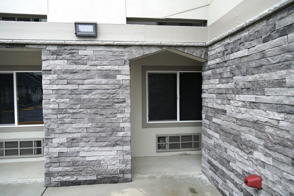 Façade de l’hébergement