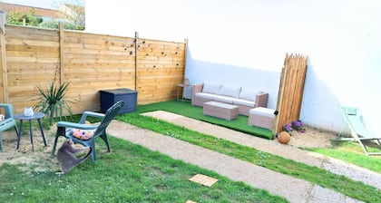 gite dans une villa ,quartier calme Ă 700 m de la plage Boisvinet