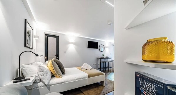 1 Schlafzimmer, Bügeleisen/Bügelbrett, WLAN, Bettw äsche