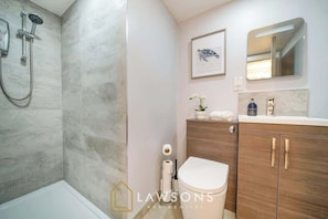Shower, hair dryer