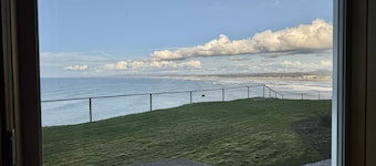 Ocean front view in a gated community: Newly updated/added bedroom