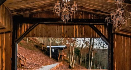 Glamping Cabin | Huge Window | Unique Boulder Views