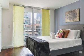 2 bedrooms, iron/ironing board, travel crib, WiFi