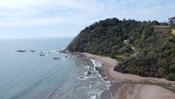 Ubicación a pie de playa, tumbonas y toallas de playa