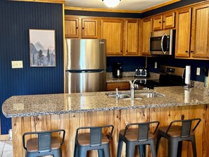 Private kitchen - 8 Powderidge, Snowshoe, WV - Slopeside Sanctuary (Snowshoe)
