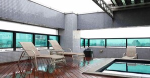 Indoor pool, outdoor pool