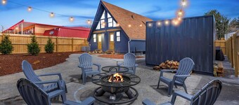 The A-Frame. Centrally located to downtown Bristol and the new Hard Rock Casino.