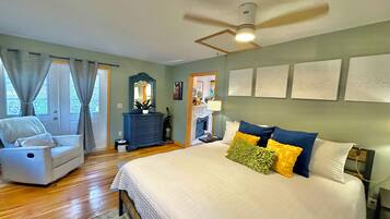 1 bedroom, iron/ironing board, travel crib, free WiFi