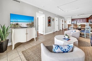 Condo, Multiple Beds (Tropic Winds 2308) | Living area