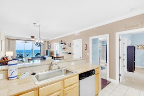 Condo, Multiple Beds (Tropic Winds 1104) | Private kitchen | Oven, toaster - Tropic Winds 1104 (Panama City Beach)