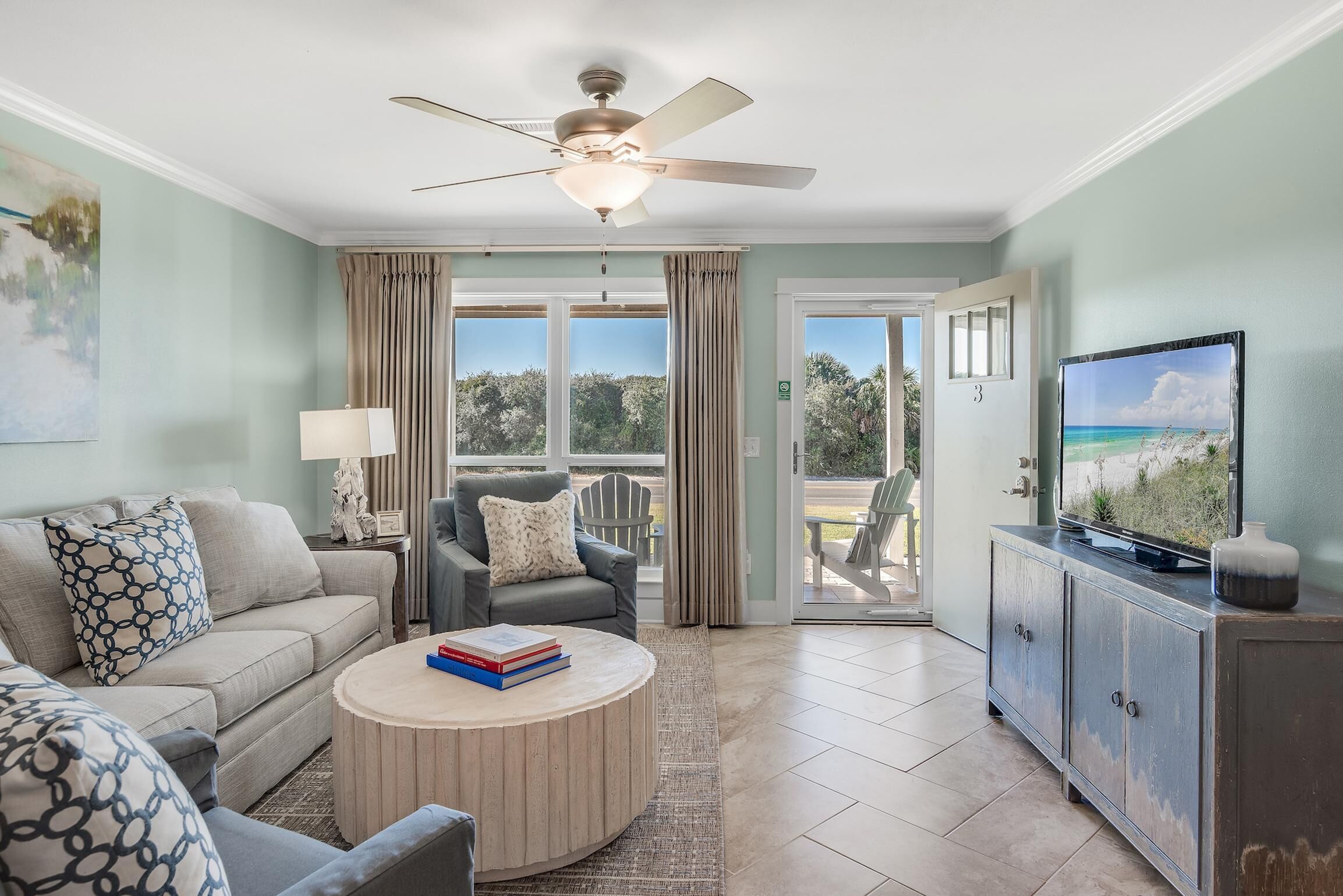 House, Multiple Beds (Sunnyside on the Gulf #3) | Living area | TV