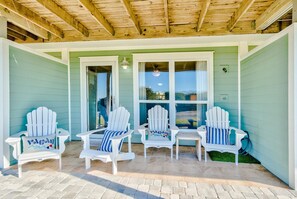 Hus, flere senger (Sunnyside on the Gulf #3) | Terrasse/patio