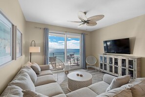 Condo, Multiple Beds (Sterling Breeze 904) | Living area | TV - Sterling Breeze 904 (Panama City Beach)