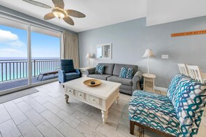 Condo, Multiple Beds (Splash 1802E) | Living area | TV - Splash 1802e (Panama City Beach)
