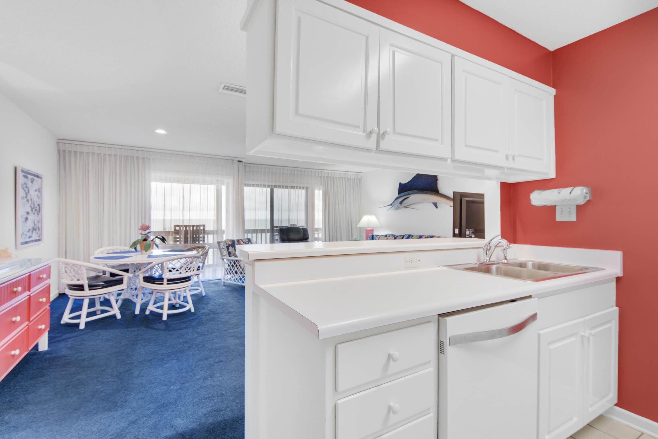 公寓式客房, 1 张特大床和 1 张沙发床 (Latitude 29 #10) | 私人厨房 | 烤箱、烤面包机