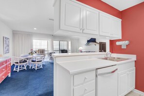 Leilighet, 1 kingsize-seng med sovesofa (Latitude 29 #10) | Eget kjøkken | Ovn og brødrister