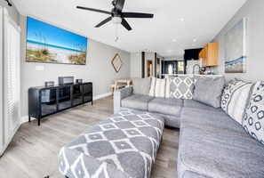 Condo, Multiple Beds (Klaus House 4) | Living area | TV - Klaus House 4 (Panama City Beach)