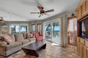 Townhome, Multiple Beds (Klaus House 3) | Living area | TV - Klaus House 3 (Panama City Beach)